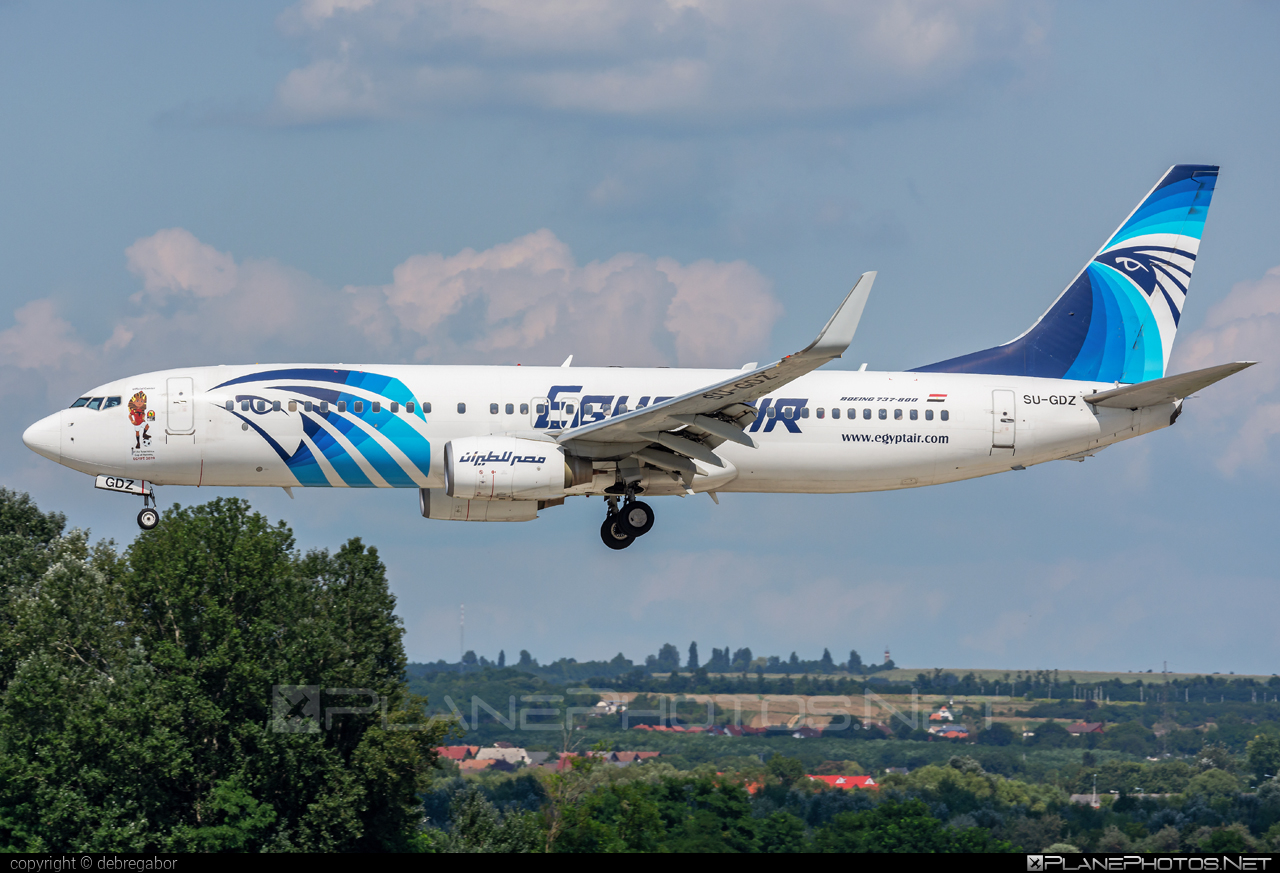 Su Gdz Boeing 737 800 Operated By Egyptair Taken By Debregabor