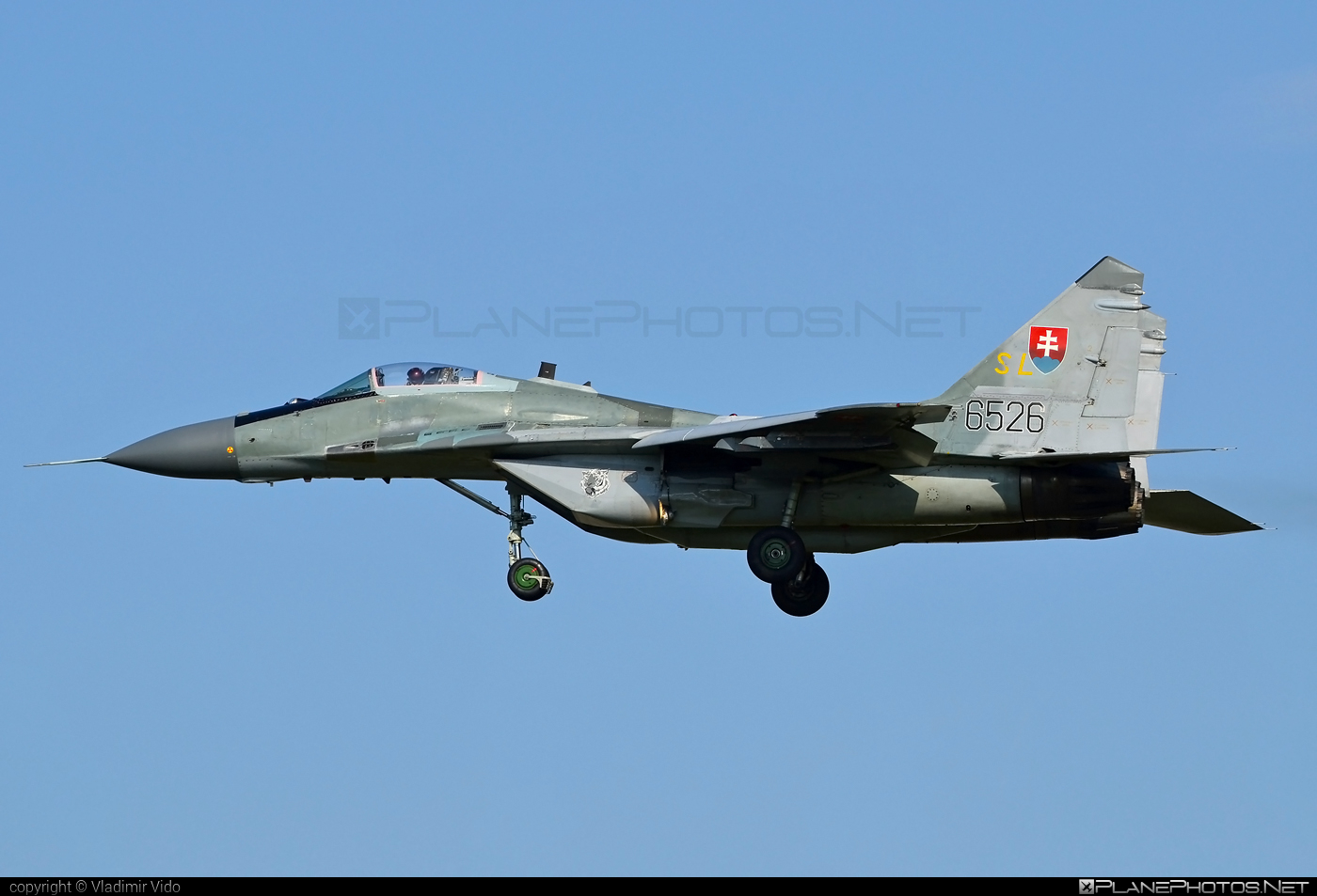Mikoyan-Gurevich MiG-29AS - 6526 operated by Vzdušné sily OS SR (Slovak Air Force) #mig #mig29 #mig29as #mikoyangurevich #slovakairforce #vzdusnesilyossr