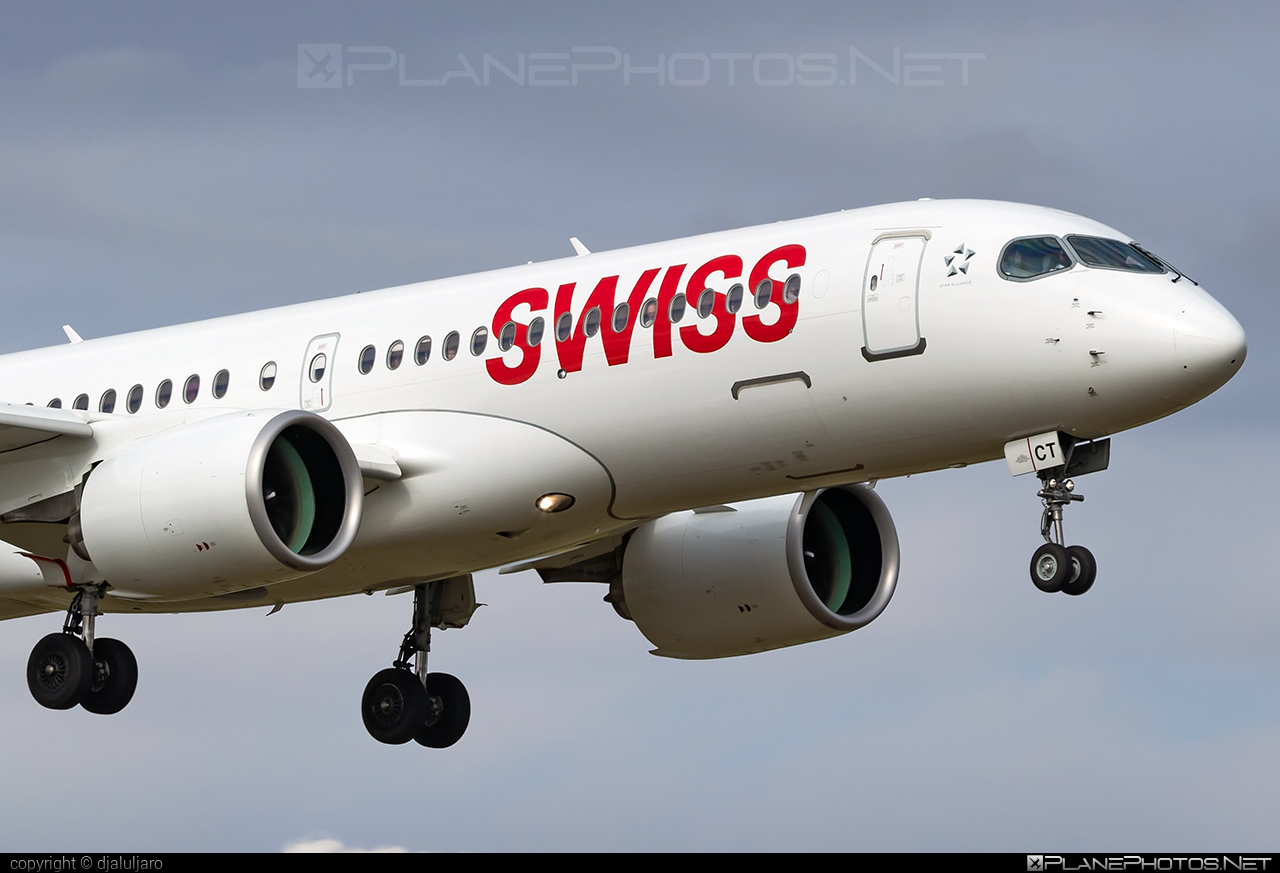 Airbus A220-300 - HB-JCT operated by Swiss International Air Lines #a220300 #a220family #airbus #cs300 #cseries #cseries300 #swiss #swissairlines