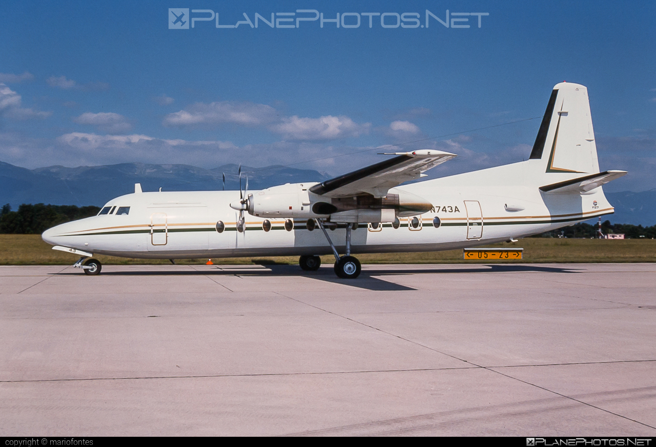 Fokker F27-500CRF Friendship - N743A operated by Saudi Aramco Aviation #f27 #f27500 #f27500crf #fokker #fokker27 #fokker27500