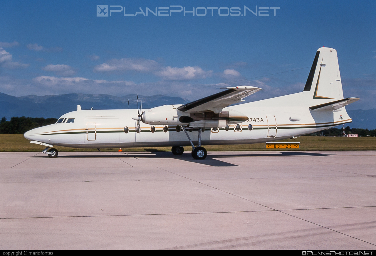N743A Fokker F27 500CRF Friendship Operated By Saudi Aramco Aviation n743a-fokker-f27-500crf-friendship-operated-by-saudi-aramco-aviation