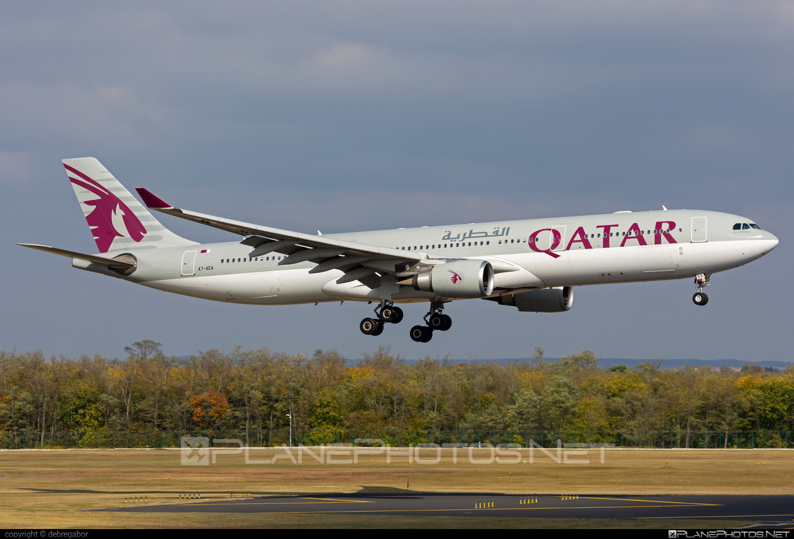 A7-AEA - Airbus A330-303 operated by Qatar Airways taken by