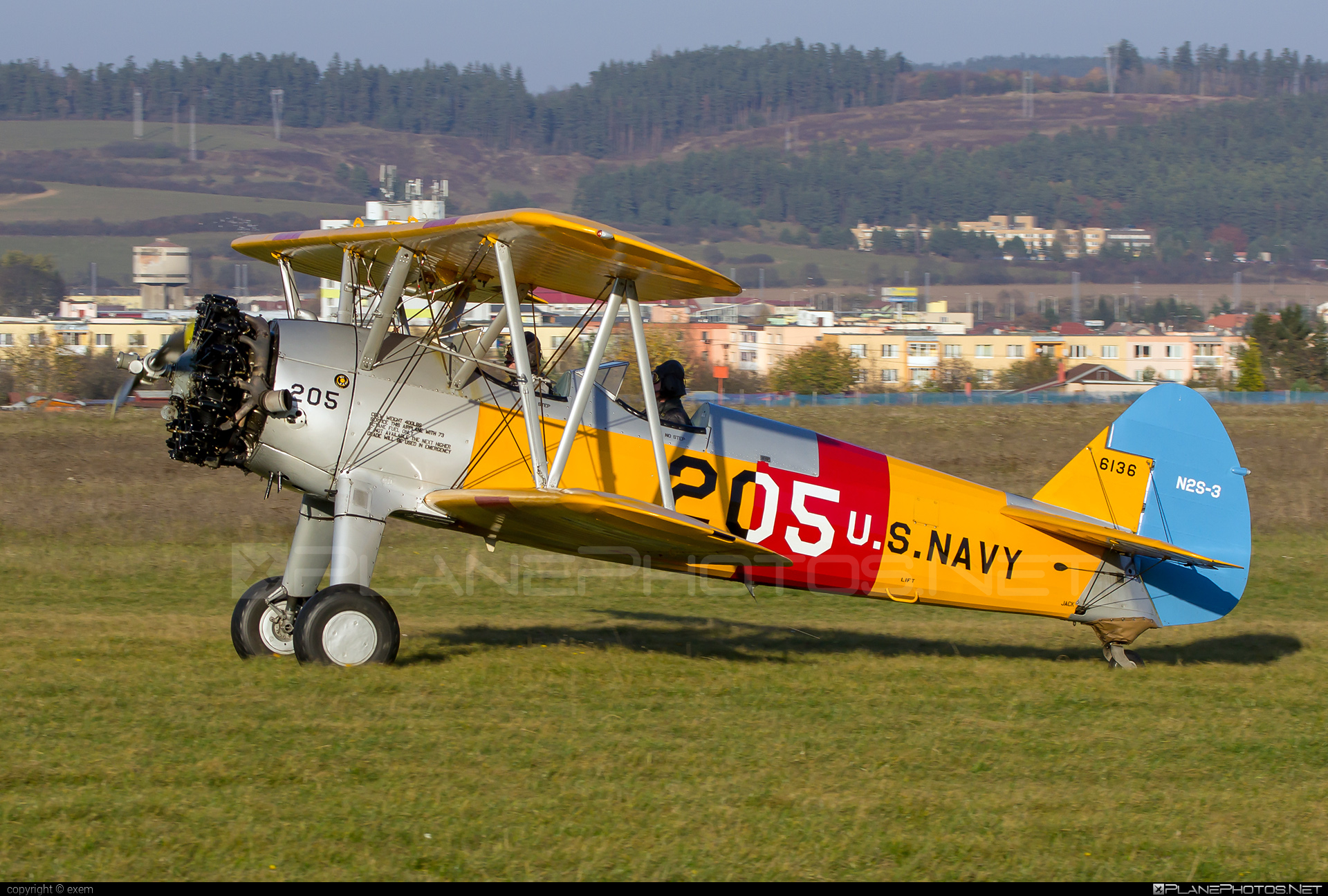 Boeing A75N1 Kaydet - G-BRUJ operated by Private operator #a75n1 #boeing #boeinga75n1 #boeingkaydet #boeingstearman #stearman