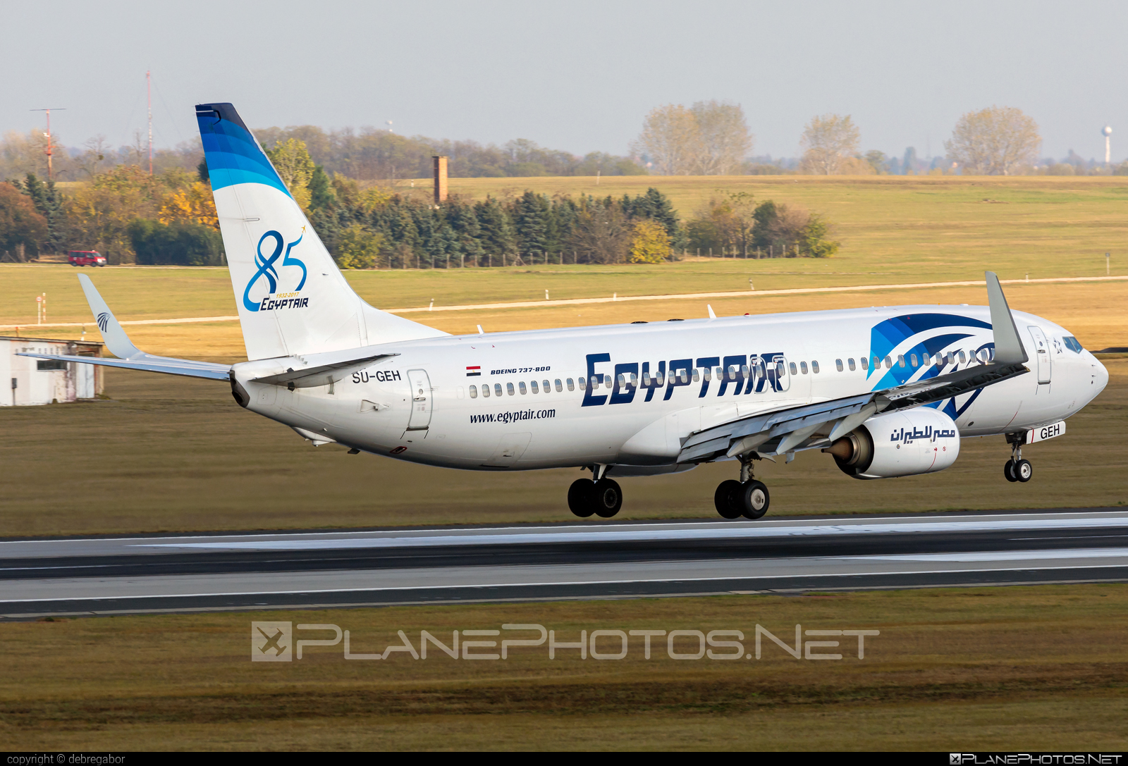 Su Geh Boeing 737 800 Operated By Egyptair Taken By Debregabor