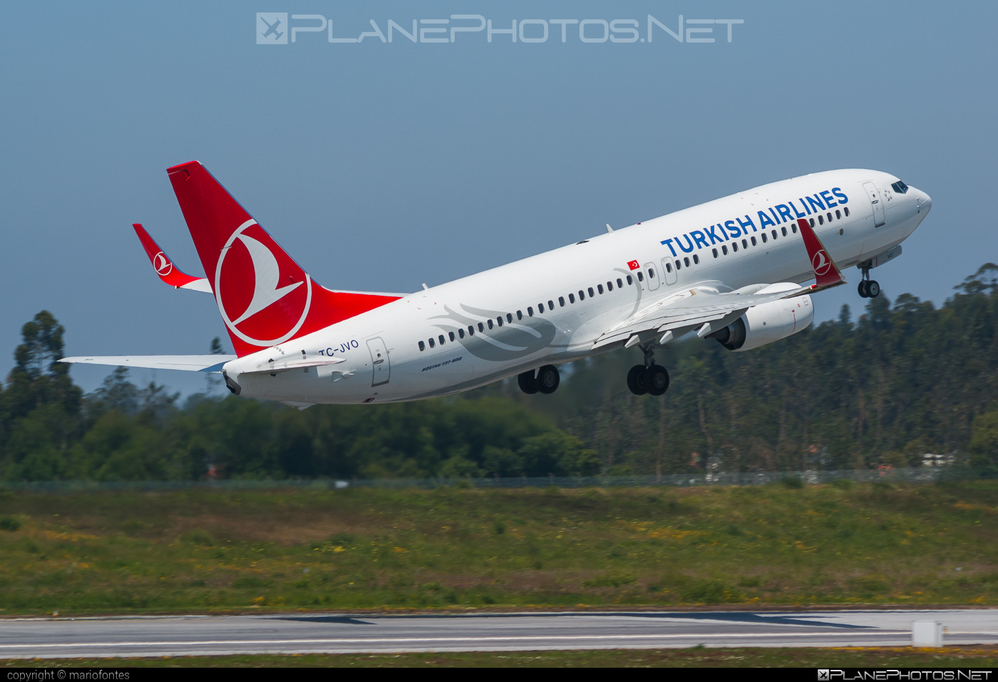 Boeing 737-800 - TC-JVO operated by Turkish Airlines #b737 #b737nextgen #b737ng #boeing #boeing737 #turkishairlines