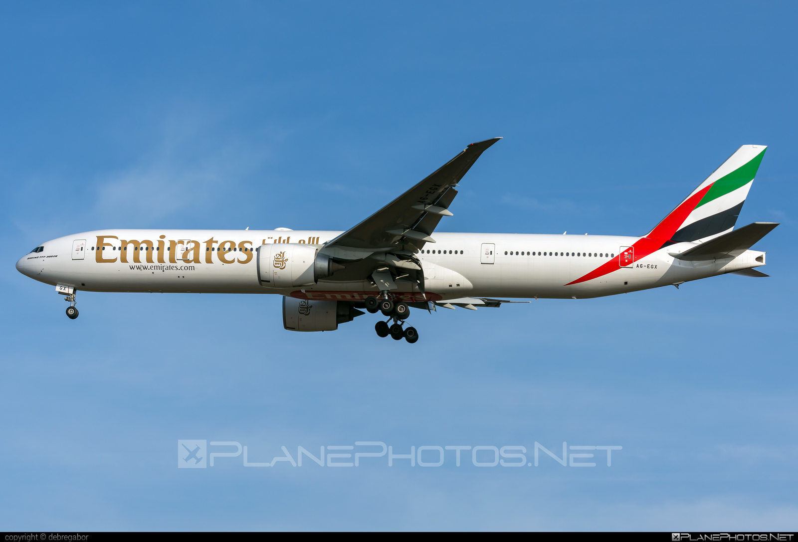 A6-EGX - Boeing 777-300ER operated by Emirates taken by debregabor
