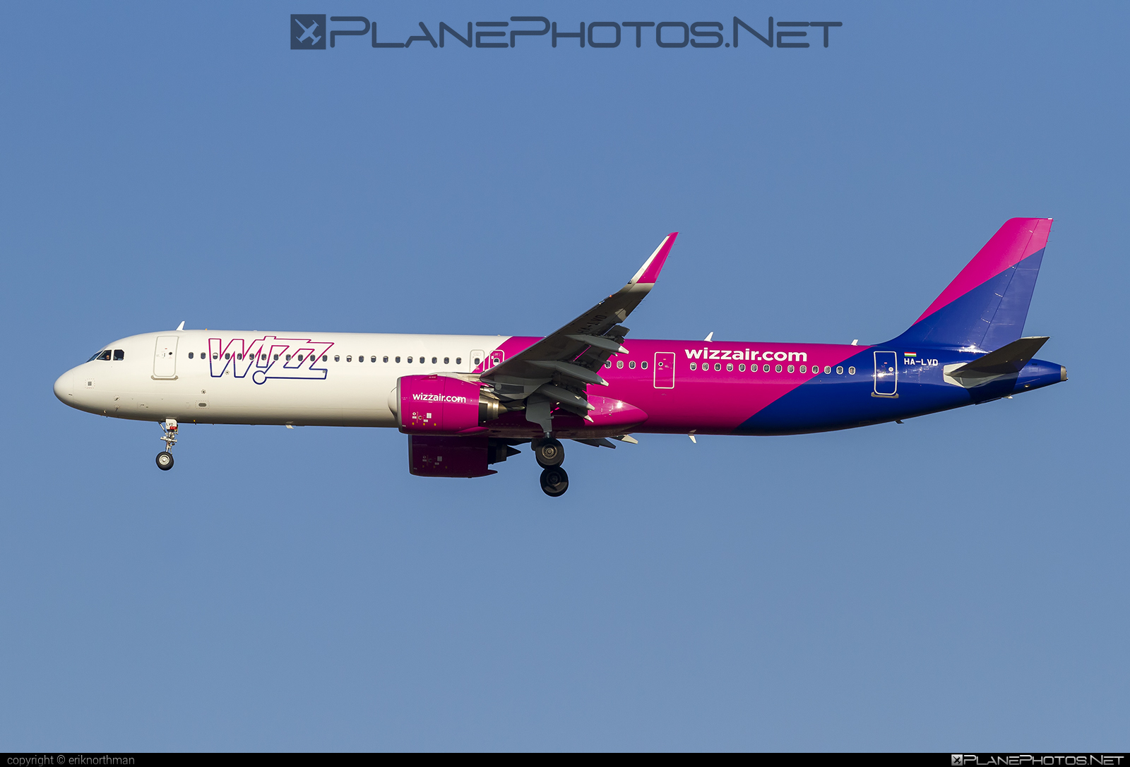 Airbus A321-271NX - HA-LVD operated by Wizz Air #a320family #a321 #a321neo #airbus #airbus321 #airbus321lr #wizz #wizzair