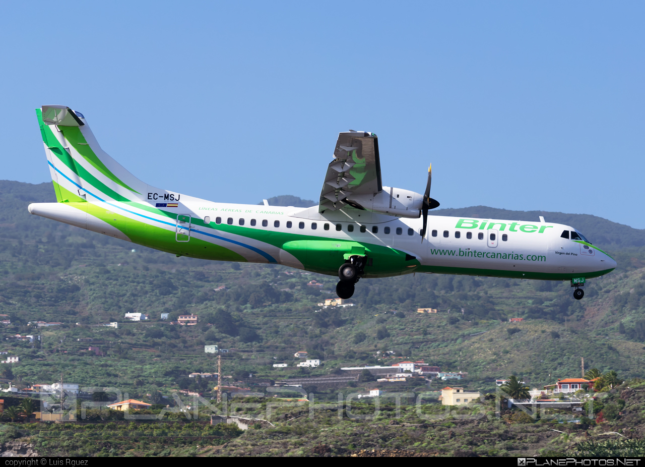 ATR 72-600 - EC-MSJ operated by Binter Canarias #BinterCanarias #atr #atr72 #atr72600