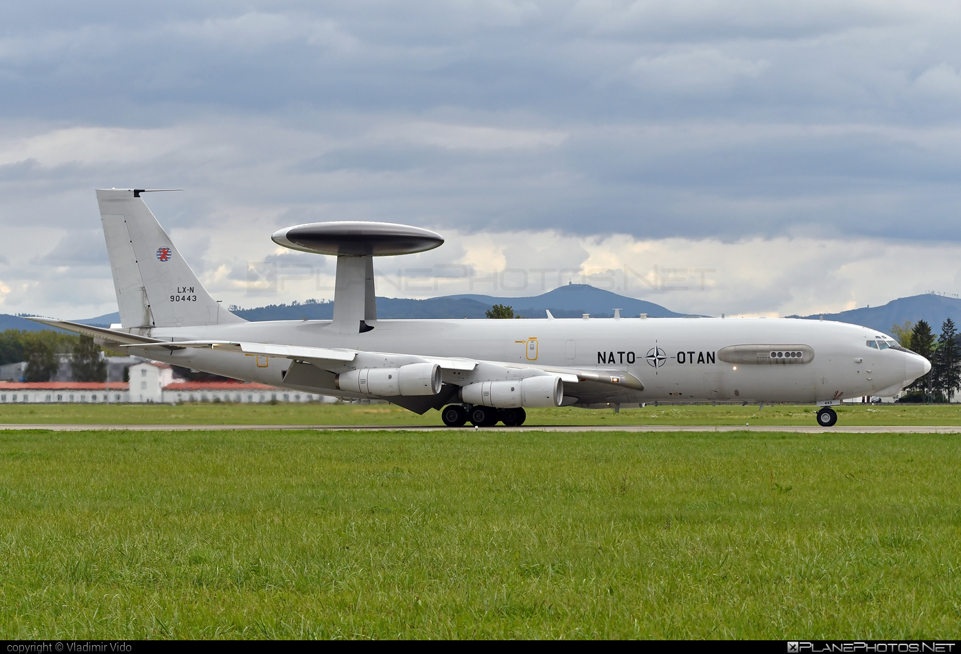 Boeing E-3A Sentry - LX-N90443 operated by NATO Airborne Early Warning & Control Force #boeing #naewcf #natoairborneearlywarning