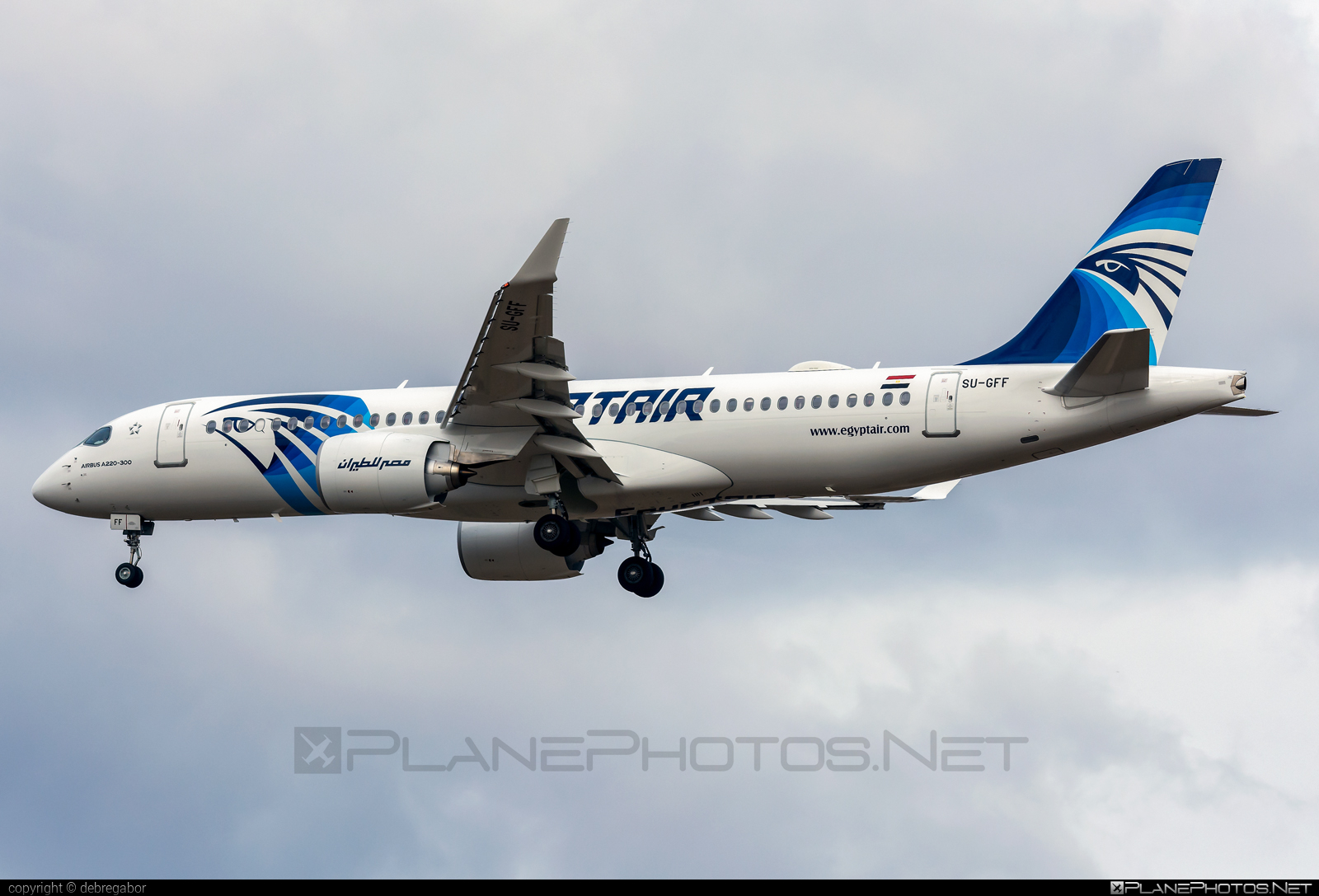 Airbus A220-300 - SU-GFF operated by EgyptAir #EgyptAir #a220300 #a220family #airbus #cs300 #cseries #cseries300
