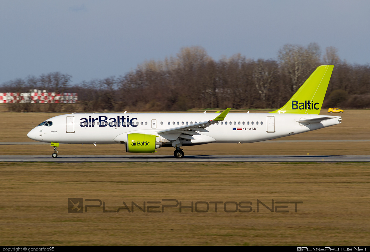 Airbus A220-300 - YL-AAR operated by Air Baltic #a220300 #a220family #airbaltic #airbus #cs300 #cseries #cseries300