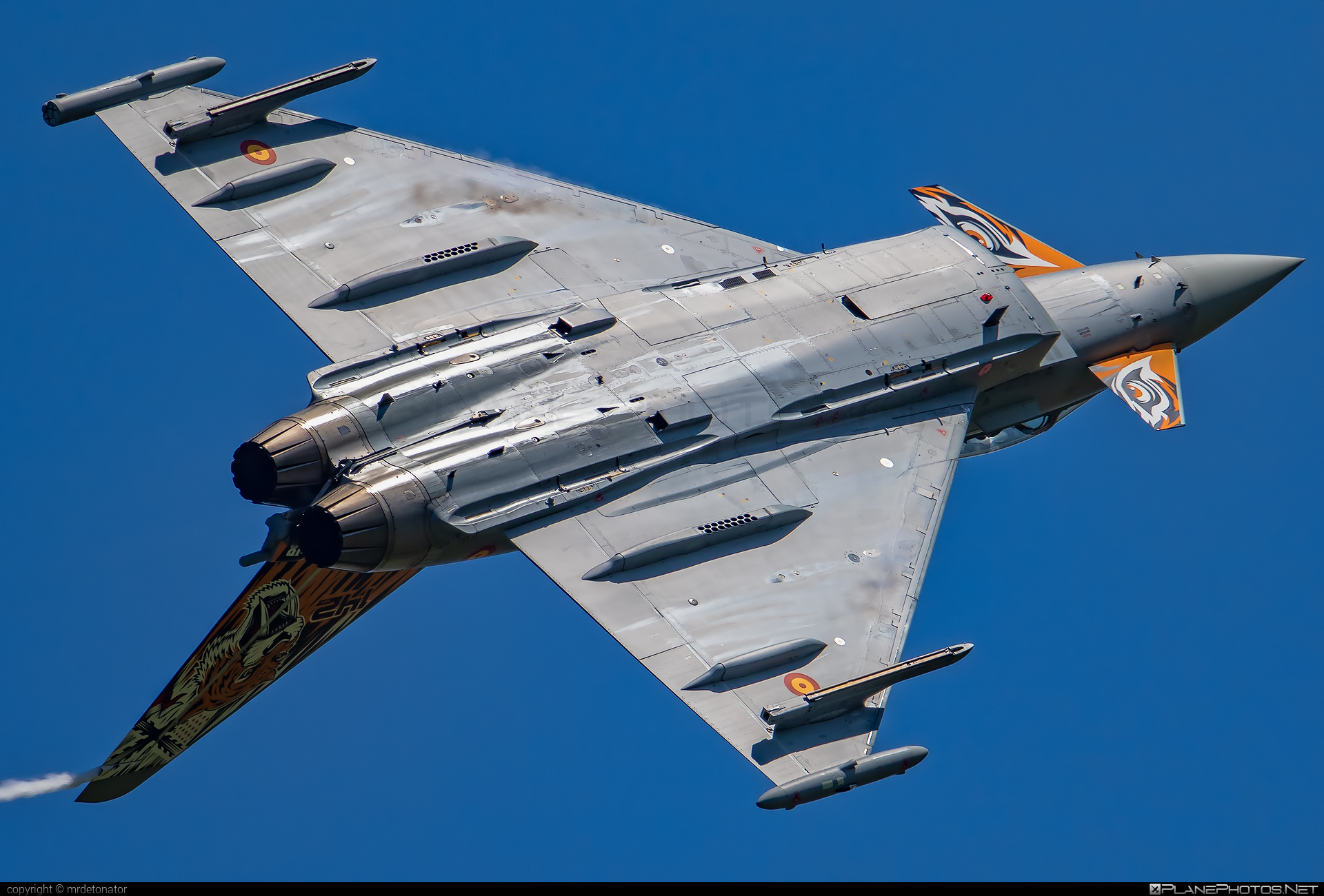 Eurofighter Typhoon S - C.16-73 operated by Ejército del Aire (Spanish Air Force) #ef2000 #ejercitoDelAire #eurofighter #eurofightertyphoon #natodays2018 #spanishAirForce #typhoon #typhoons