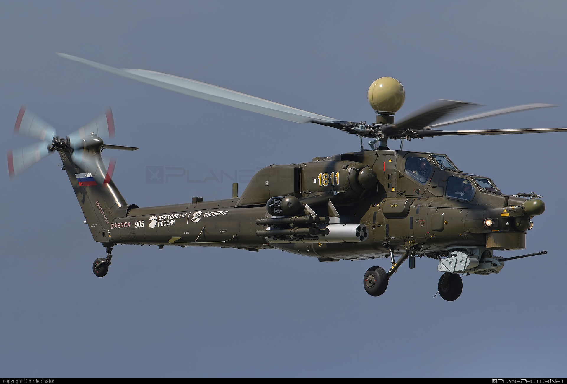 Mil Mi-28NE Night Hunter - 1811 operated by Russian Helicopters #maks2017 #mi28 #mi28ne #mil #milhelicopters #milmi28 #milmi28ne
