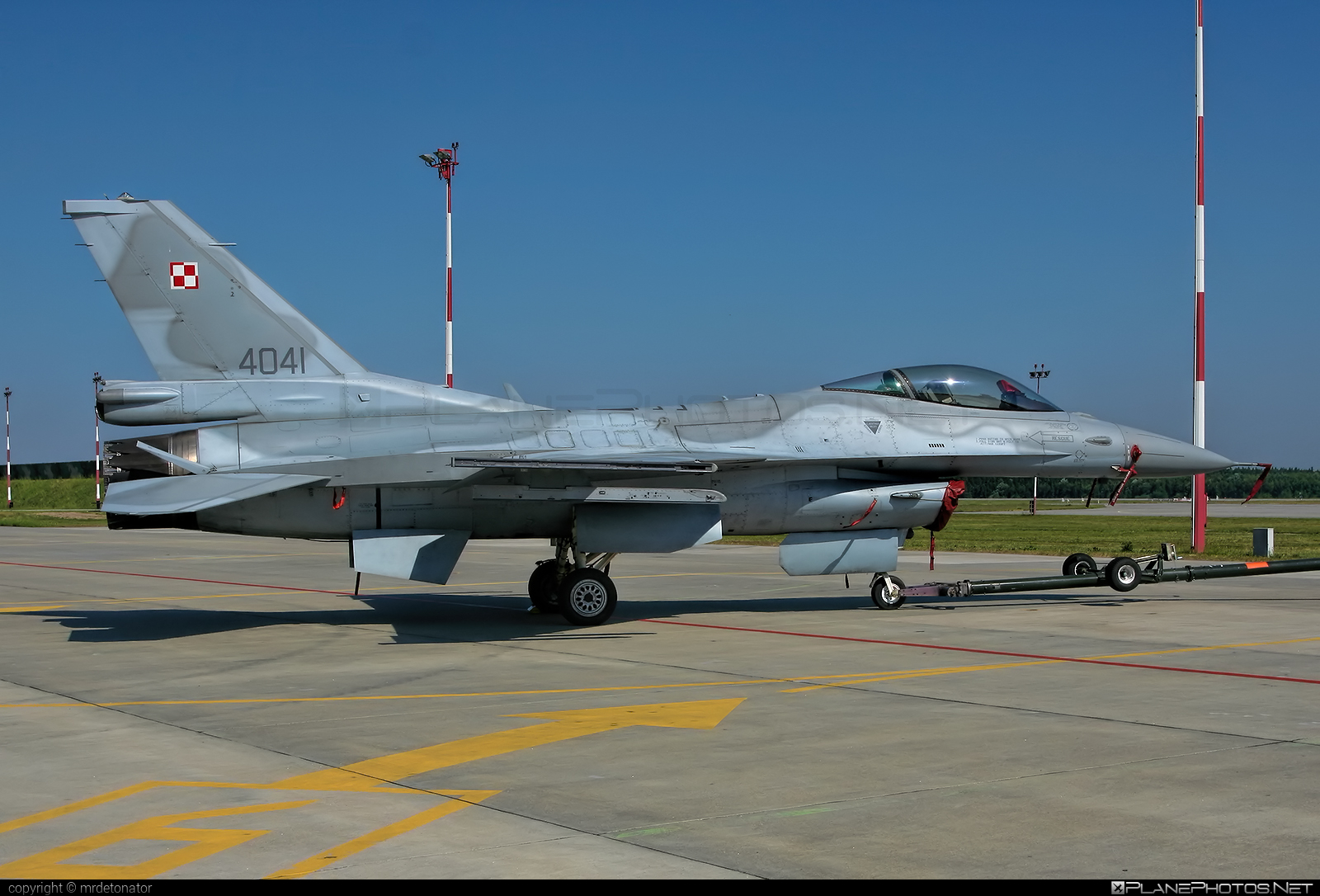 Lockheed Martin F-16C Fighting Falcon - 4041 operated by Siły Powietrzne Rzeczypospolitej Polskiej (Polish Air Force) #f16 #f16c #fightingfalcon #lockheedMartin #polishairforce #silypowietrzne