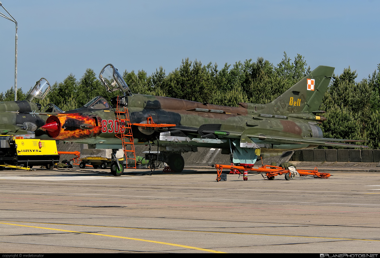 Sukhoi Su-22M4 - 8308 operated by Siły Powietrzne Rzeczypospolitej Polskiej (Polish Air Force) #polishairforce #silypowietrzne #su22 #su22m4 #sukhoi #sukhoi22 #sukhoi22m4 #sukhoisu22 #sukhoisu22m4