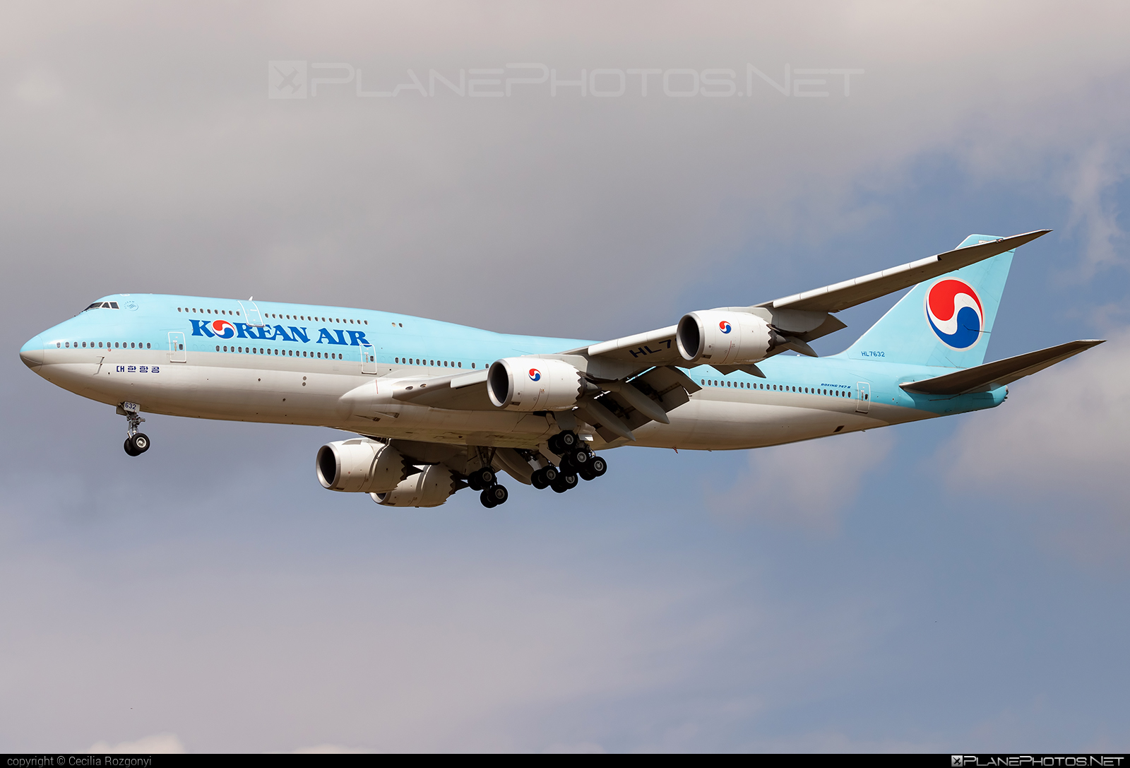 HL7632 - Boeing 747-8 operated by Korean Air taken by Cecilia