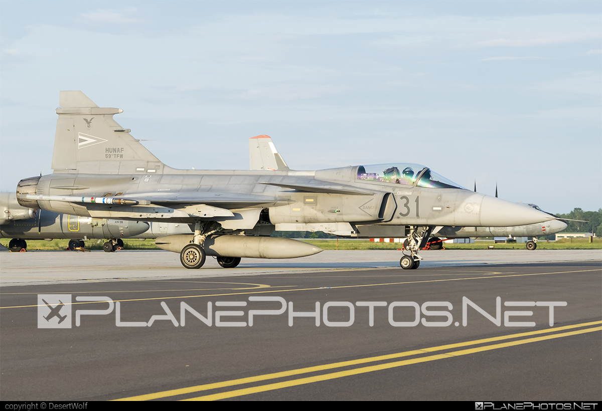 Saab JAS 39C Gripen - 31 operated by Magyar Légierő (Hungarian Air Force) #gripen #hungarianairforce #jas39 #jas39c #jas39gripen #magyarlegiero #saab