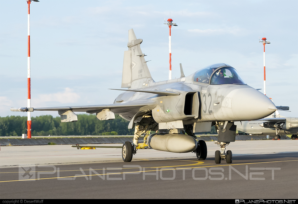 Saab JAS 39C Gripen - 32 operated by Magyar Légierő (Hungarian Air Force) #gripen #hungarianairforce #jas39 #jas39c #jas39gripen #magyarlegiero #saab