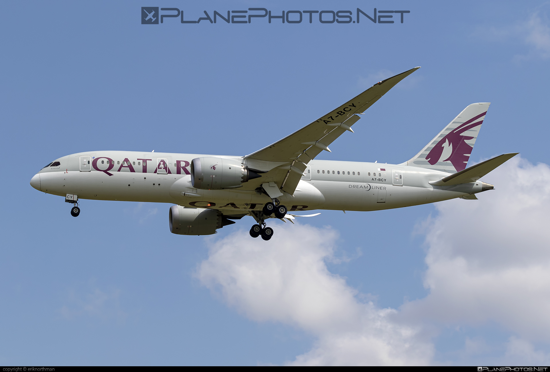 Boeing 787-8 Dreamliner - A7-BCY operated by Qatar Airways #b787 #boeing #boeing787 #dreamliner #qatarairways