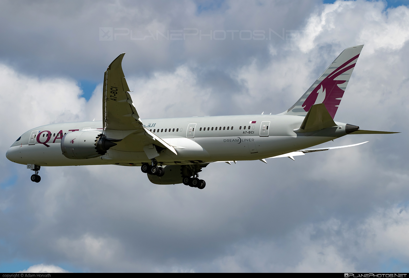 Boeing 787-8 Dreamliner - A7-BCI operated by Qatar Airways #b787 #boeing #boeing787 #dreamliner #qatarairways