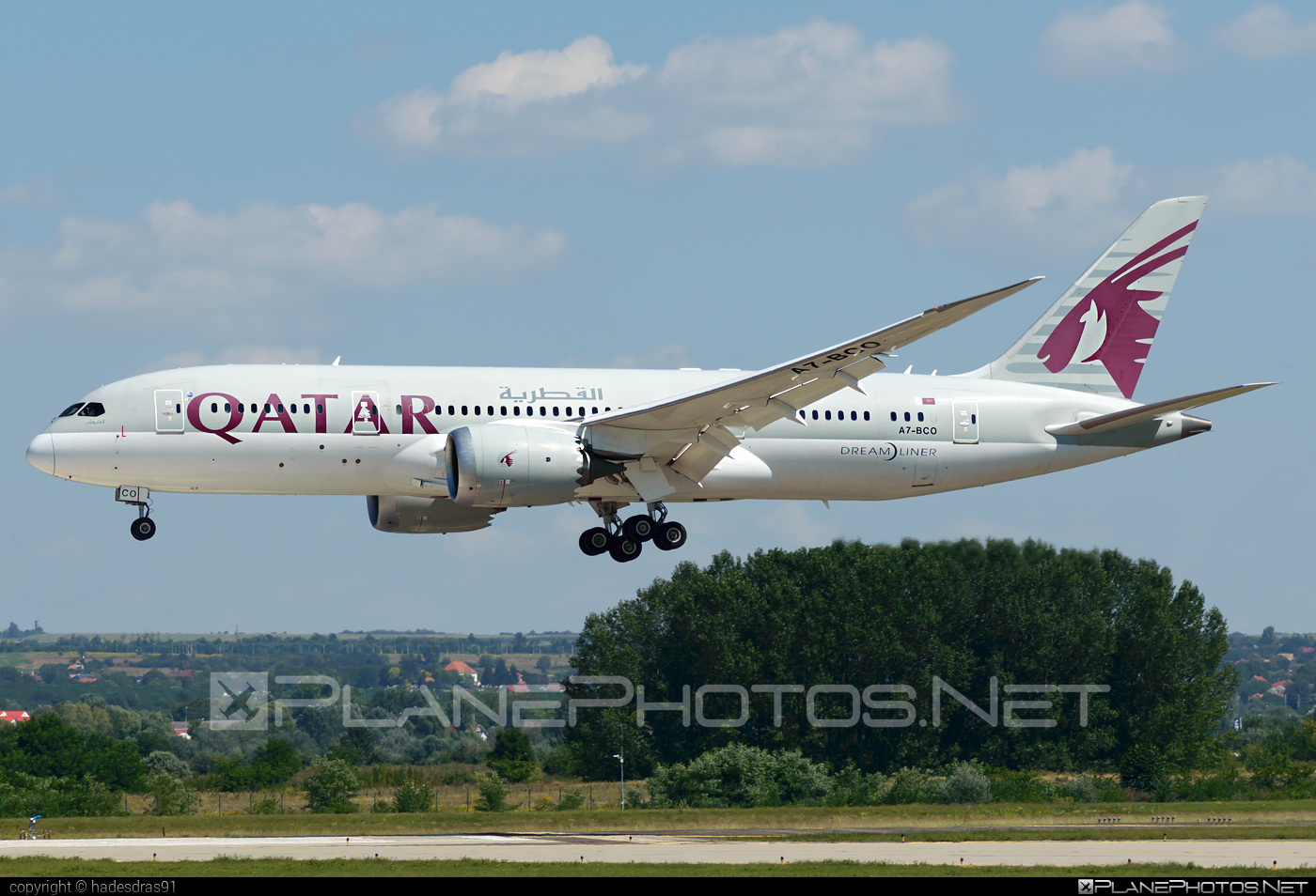 Boeing 787-8 Dreamliner - A7-BCO operated by Qatar Airways #b787 #boeing #boeing787 #dreamliner #qatarairways