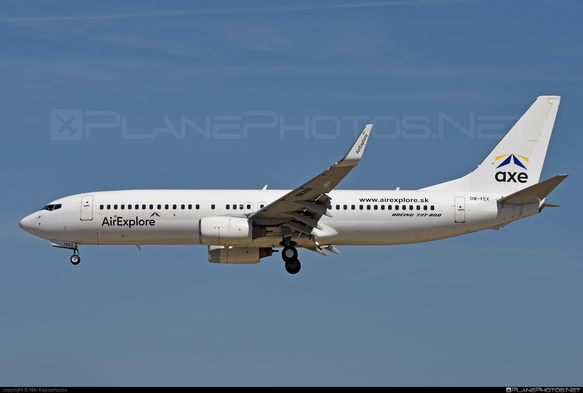 Boeing 737-800 - OM-FEX operated by AirExplore #AirExplore #b737 #b737nextgen #b737ng #boeing #boeing737