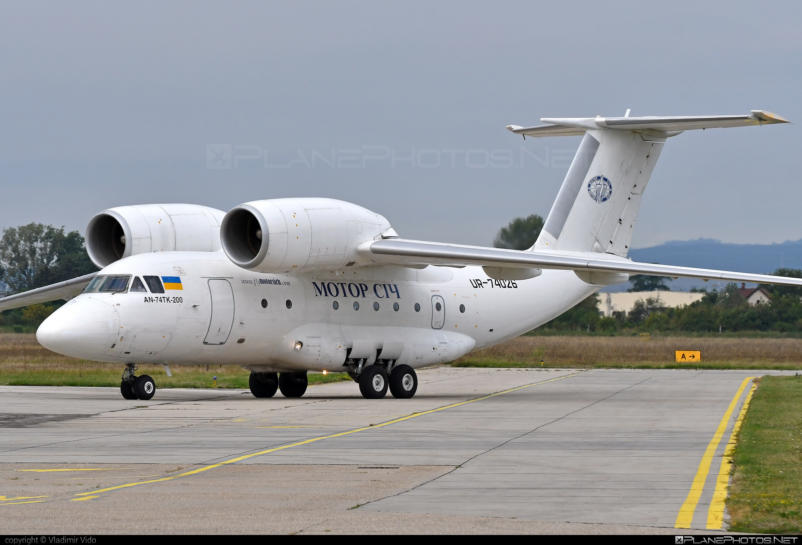Antonov An-74TK-200 - UR-74026 operated by Motor Sich Airline #an74 #an74tk200 #antonov #antonov74