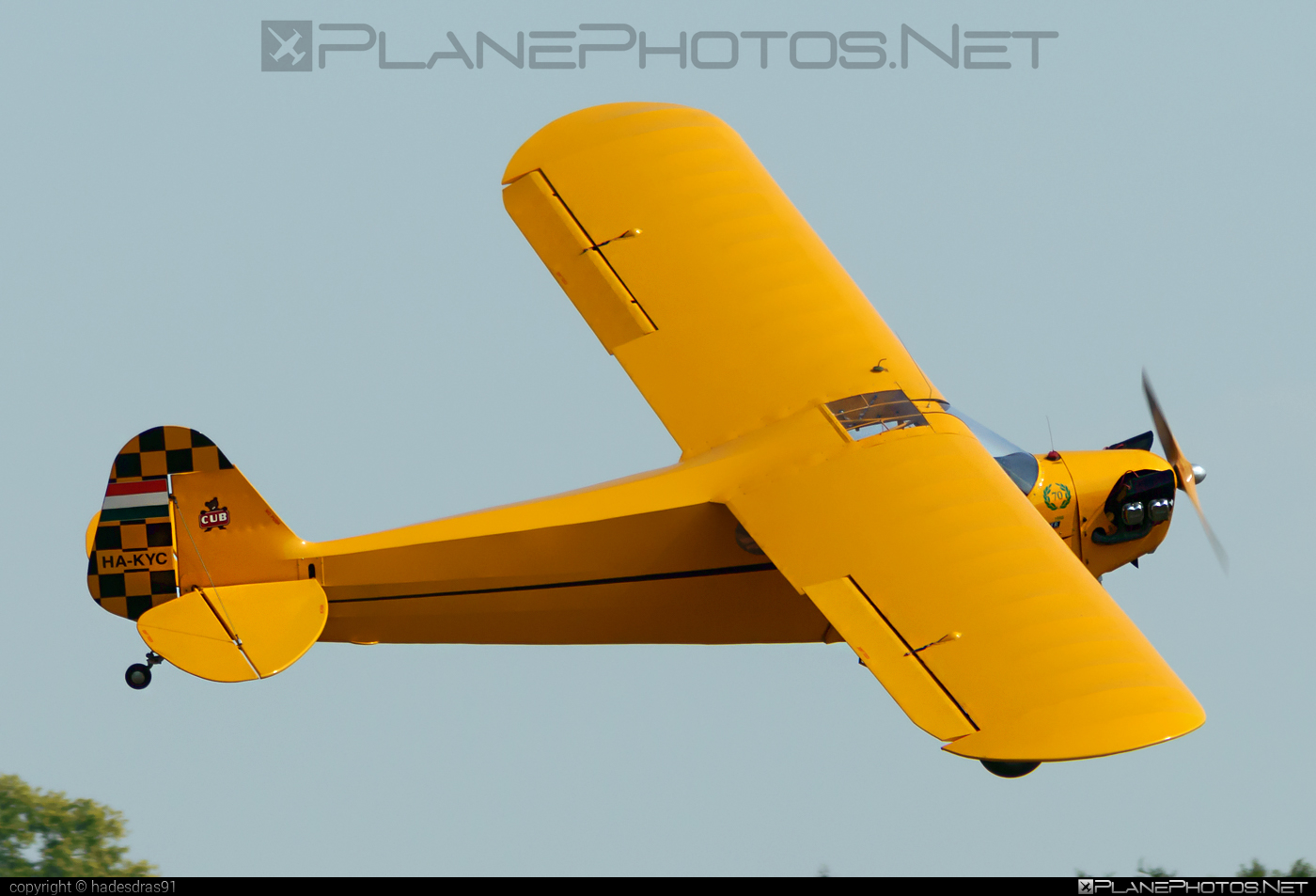 Piper J3C-65 Cub - HA-KYC operated by Private operator #piper