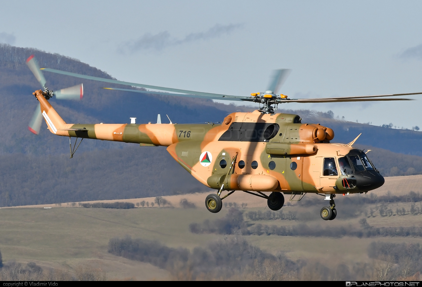 Mil Mi-17V-5 - 716 operated by Afghan Air Force #afghanairforce #mi17 #mi17v5 #mil #mil17 #milhelicopters