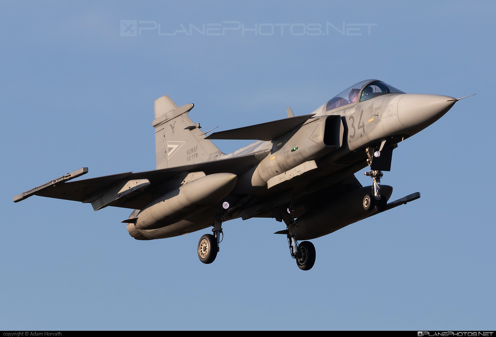 Saab JAS 39C Gripen - 34 operated by Magyar Légierő (Hungarian Air Force) #gripen #hungarianairforce #jas39 #jas39c #jas39gripen #magyarlegiero #saab
