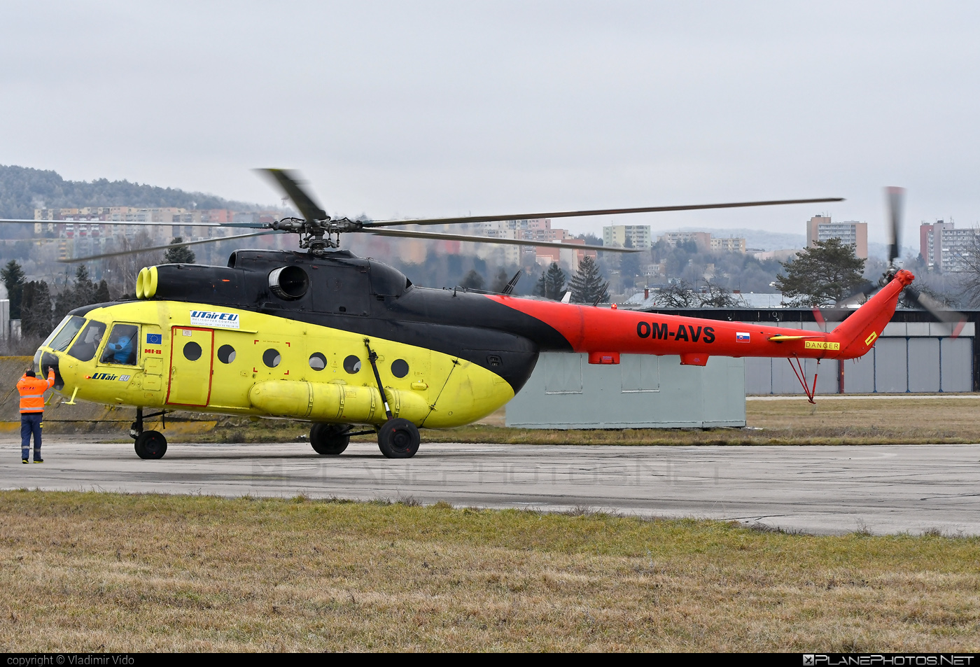 Mil Mi-8T - OM-AVS operated by UTair Aviation #mi8 #mi8t #mil #milhelicopters #milmi8 #milmi8t #utair #utairaviation