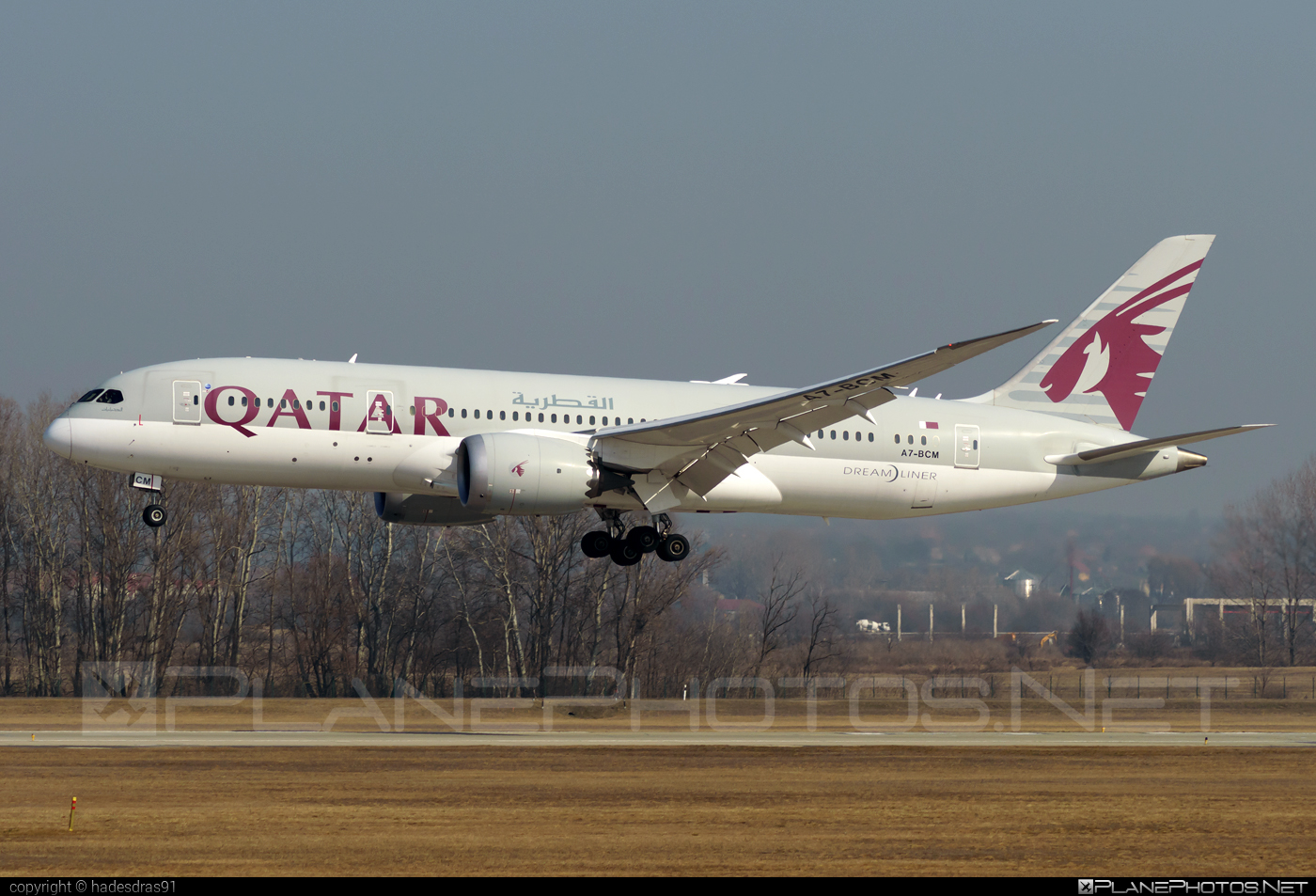 Boeing 787-8 Dreamliner - A7-BCM operated by Qatar Airways #b787 #boeing #boeing787 #dreamliner #qatarairways