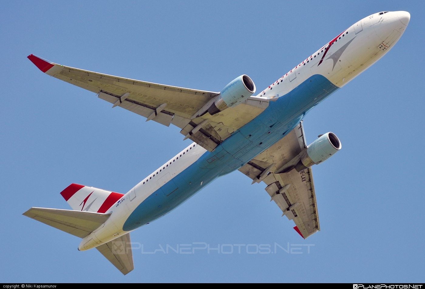 Boeing 767-300ER - OE-LAX operated by Austrian Airlines #austrian #austrianAirlines #b767 #b767er #boeing #boeing767