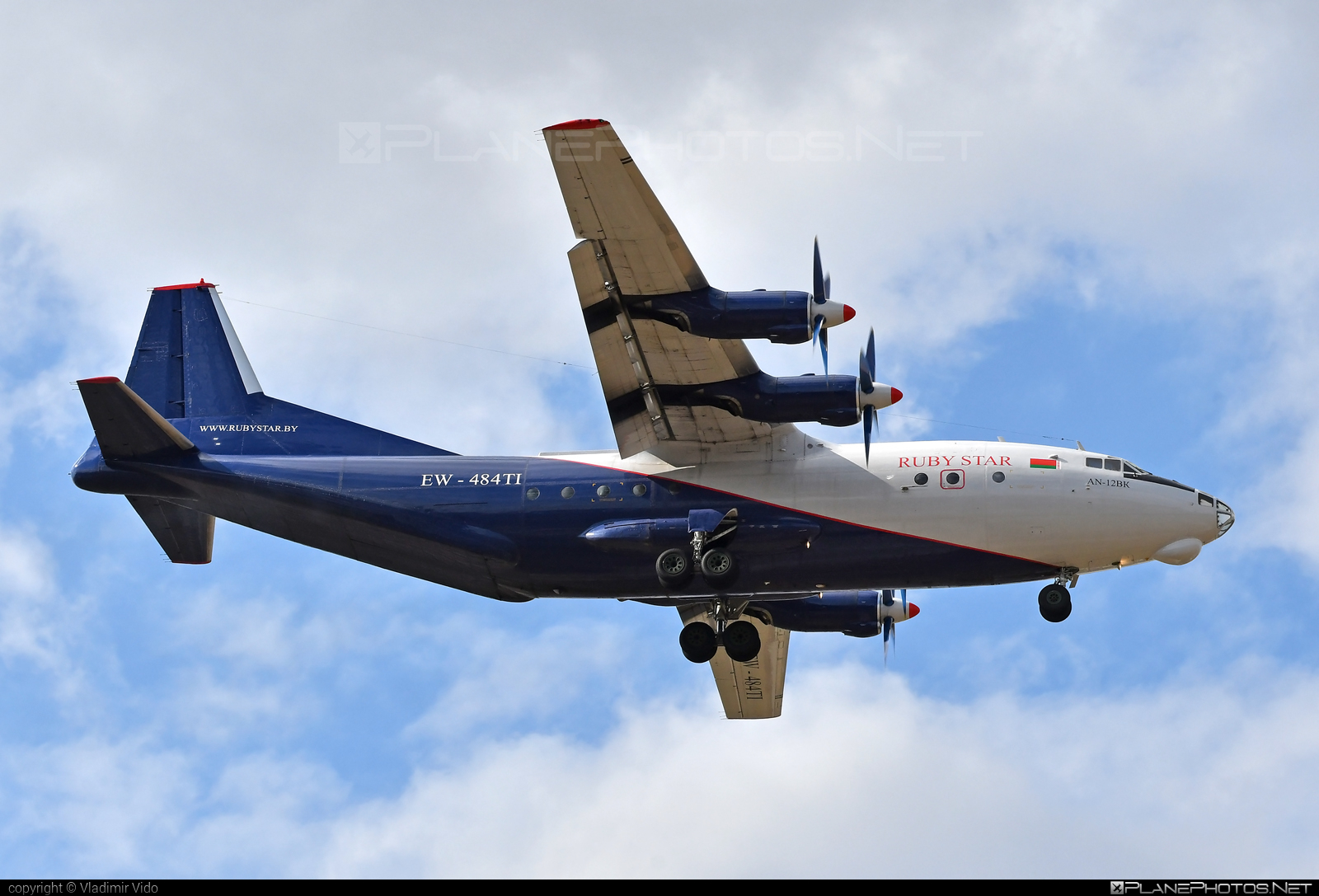 Antonov An-12BK - EW-484TI operated by RubyStar #an12 #an12bk #antonov #antonov12 #rubystar