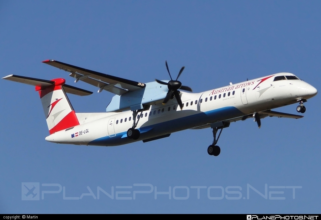 Bombardier DHC-8-Q402 Dash 8 - OE-LGL operated by Austrian Airlines #austrian #austrianAirlines #bombardier #dash8 #dhc8 #dhc8q402