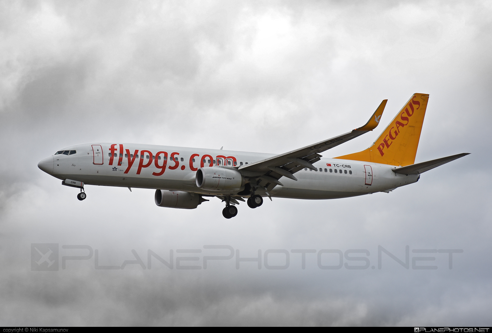 Boeing 737-800 - TC-CRB operated by Pegasus Airlines #PegasusAirlines #b737 #b737nextgen #b737ng #boeing #boeing737 #flypgs
