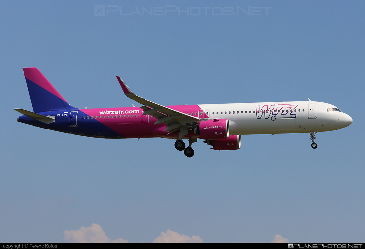 Airbus A321-271NX - HA-LVL operated by Wizz Air #a320family #a321 #a321neo #airbus #airbus321 #airbus321lr #wizz #wizzair