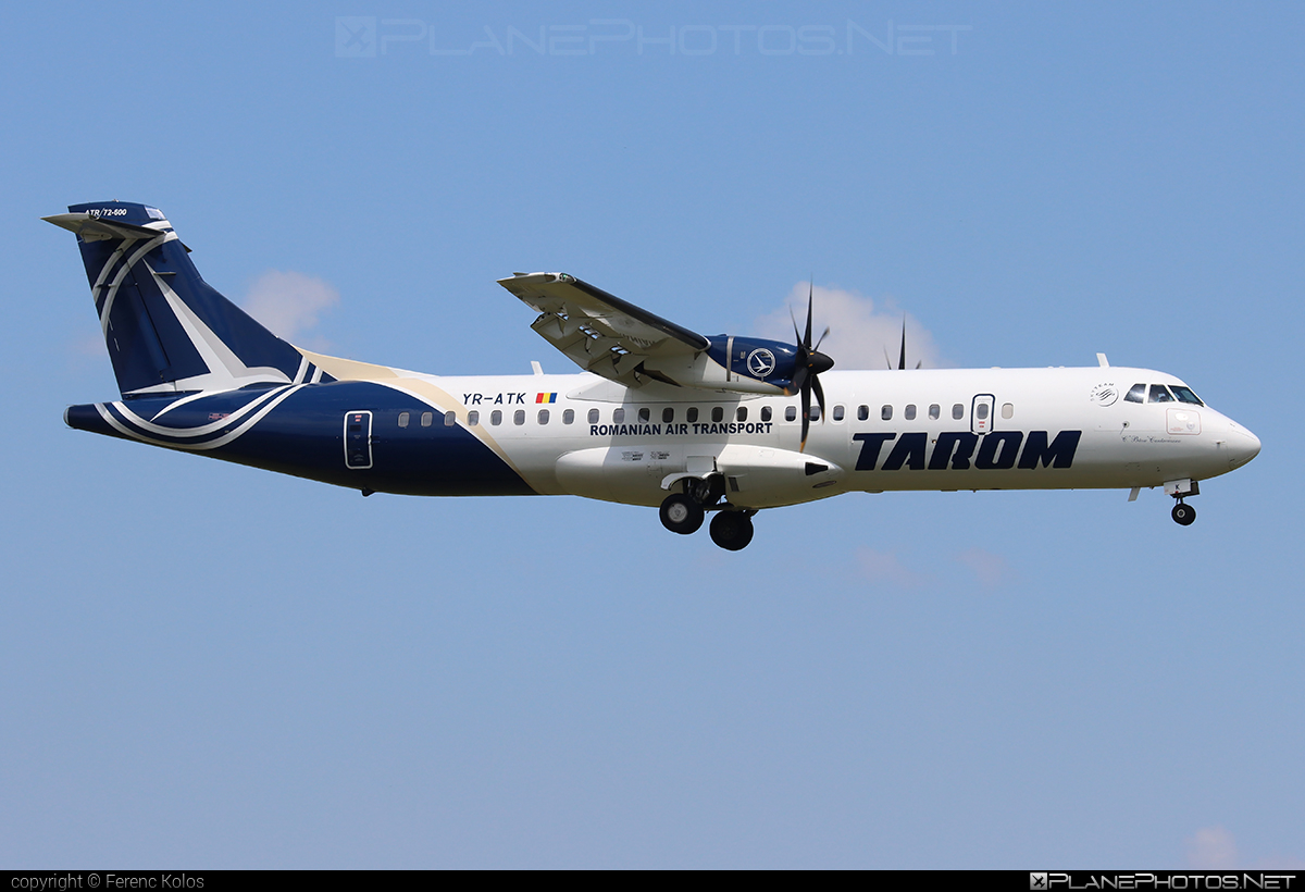 ATR 72-600 - YR-ATK operated by Tarom #atr #atr72 #atr72600