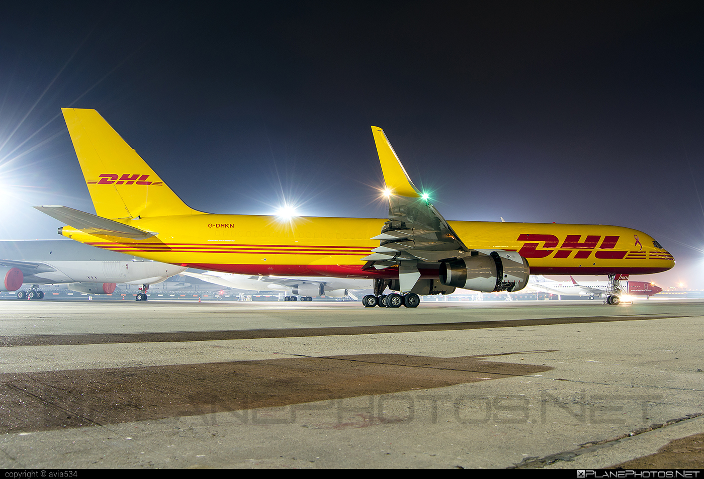 Boeing 757-200PCF - G-DHKN operated by DHL Air #b757 #b757200pcf #b757pcf #boeing #boeing757 #boeing757200pcf #boeing757pcf #dhl #dhlair