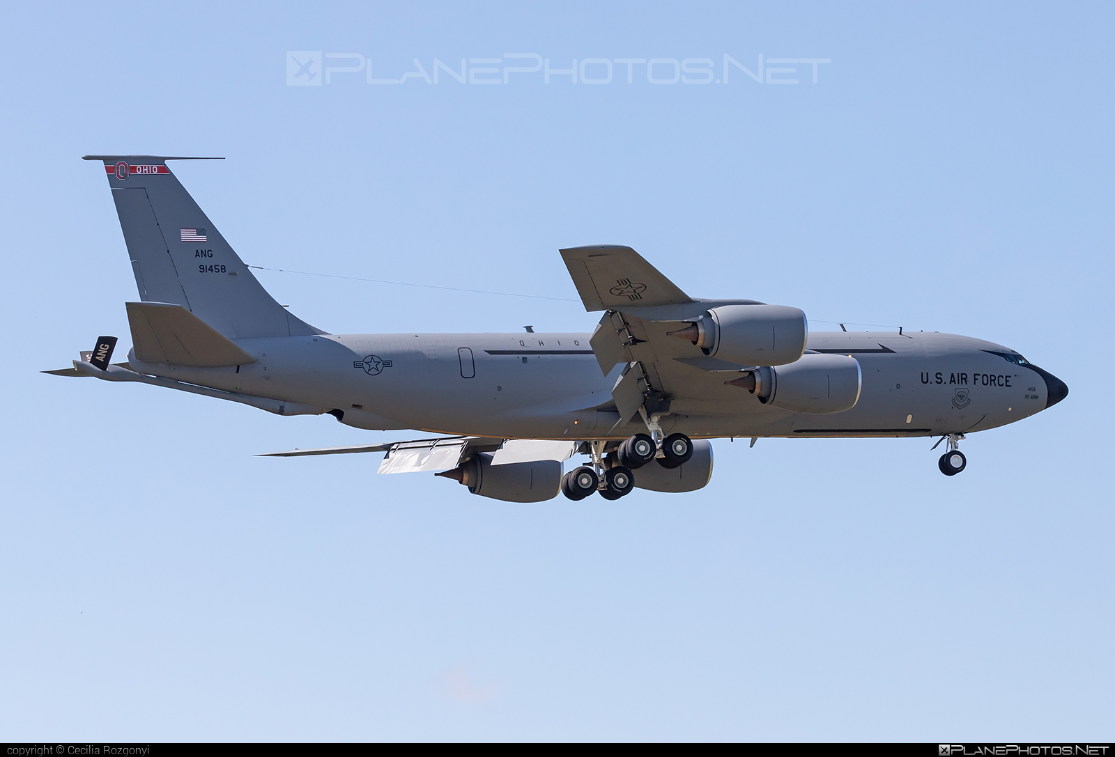Boeing KC-135R Stratotanker - 59-1458 operated by US Air Force (USAF) #boeing #kc135 #kc135r #kc135stratotanker #stratotanker #usaf #usairforce