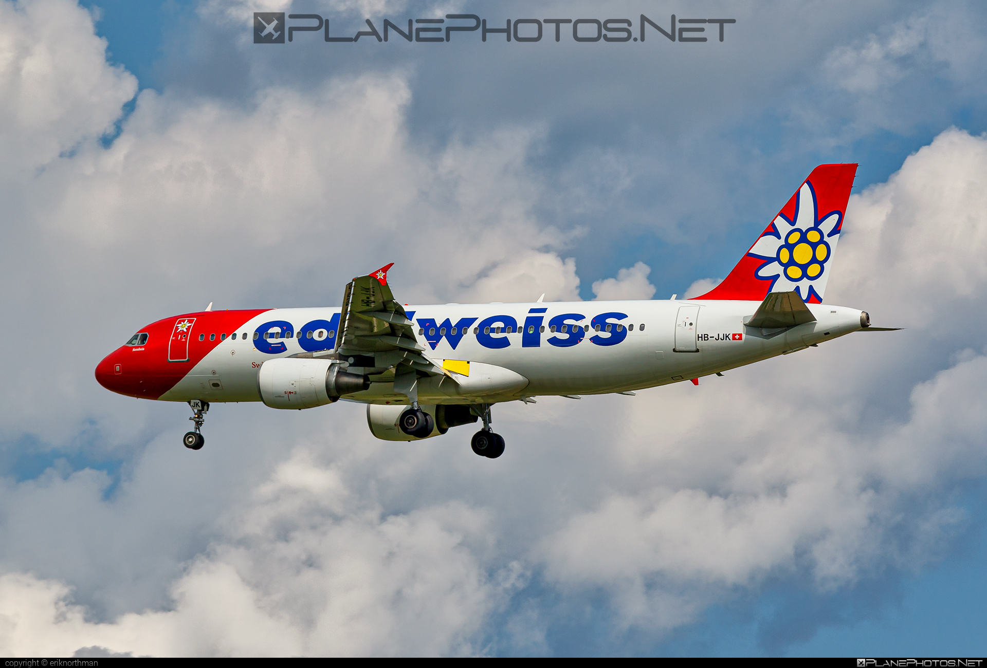 Airbus A320-214 - HB-JJK operated by Edelweiss Air #EdelweissAir #a320 #a320family #airbus #airbus320