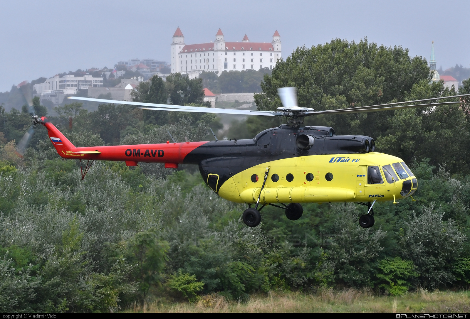 Mil Mi-8T - OM-AVD operated by UTair Europe #mi8 #mi8t #mil #milhelicopters #milmi8 #milmi8t #utair #utaireurope