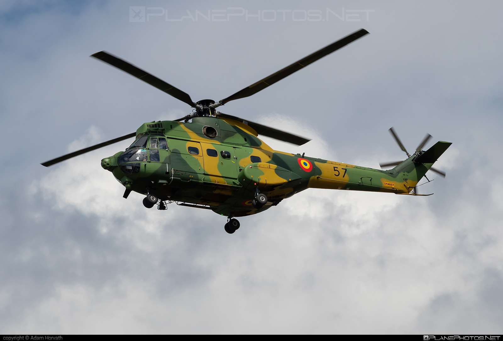 IAR 330L Puma SOCAT - 57 operated by Forţele Aeriene Române (Romanian Air Force) #forteleaerieneromane #iar #iar330 #iar330l #iar330lpuma #iar330lpumasocat #iar330puma #industriaAeronauticaRomana #romanianairforce