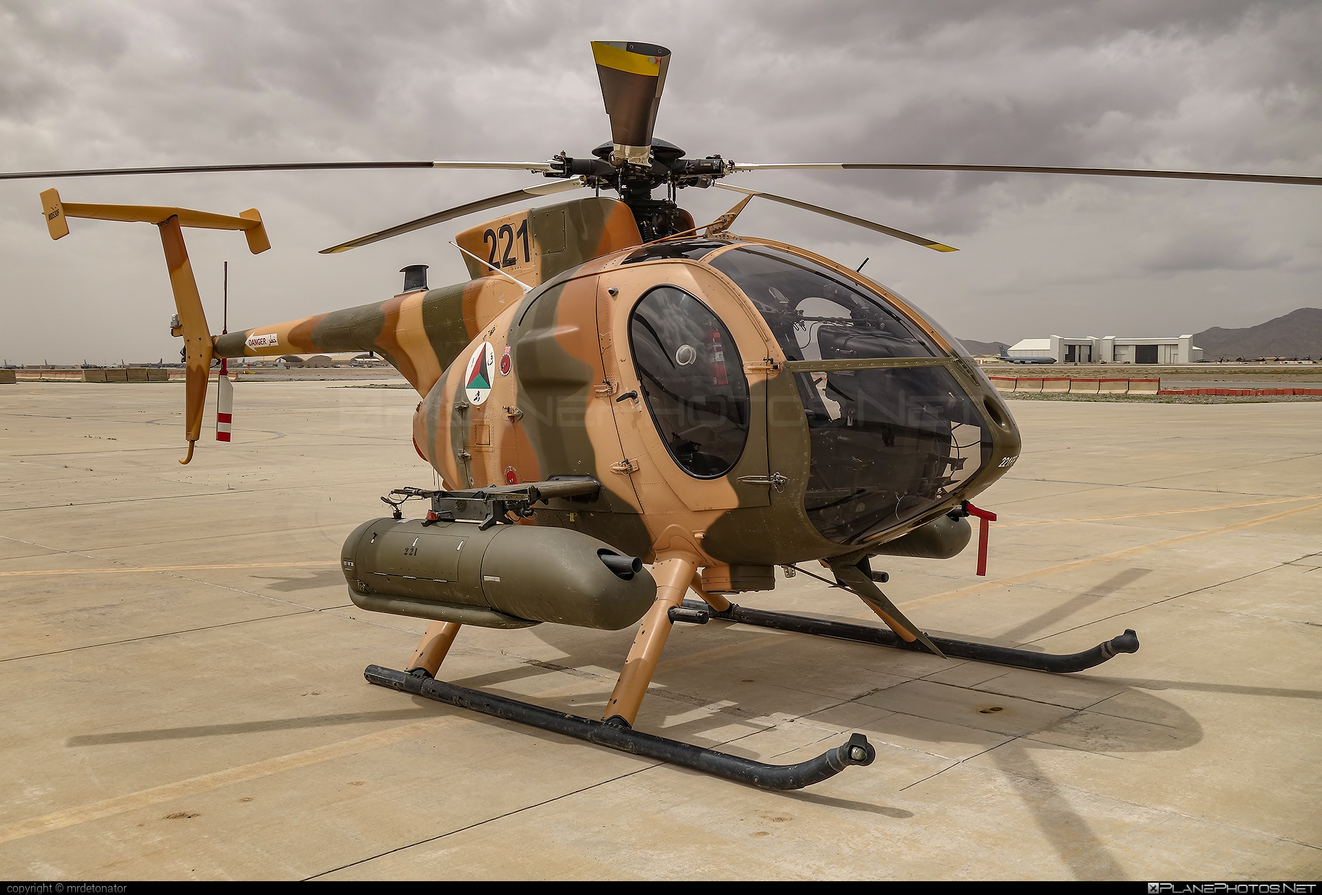 MD Helicopters MD-530F - 221 operated by Afghan Air Force #afghanairforce #md530f #mdhelicopters #mdhelicopters500 #mdhelicoptersmd530f