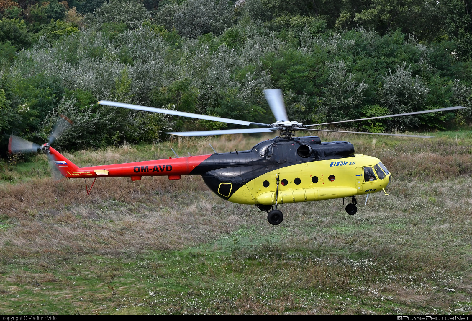 Mil Mi-8T - OM-AVD operated by UTair Europe #mi8 #mi8t #mil #milhelicopters #milmi8 #milmi8t #utair #utaireurope