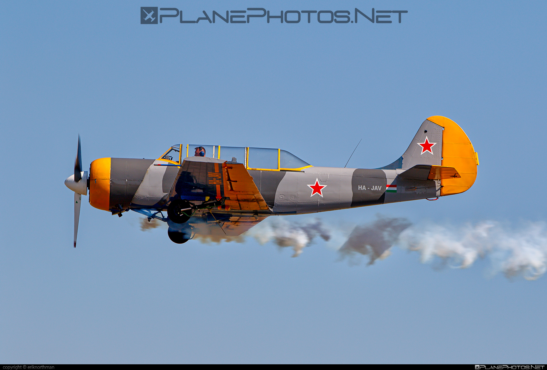 Aerostar Iak-52 - HA-JAV operated by Private operator #iak52 #yak52