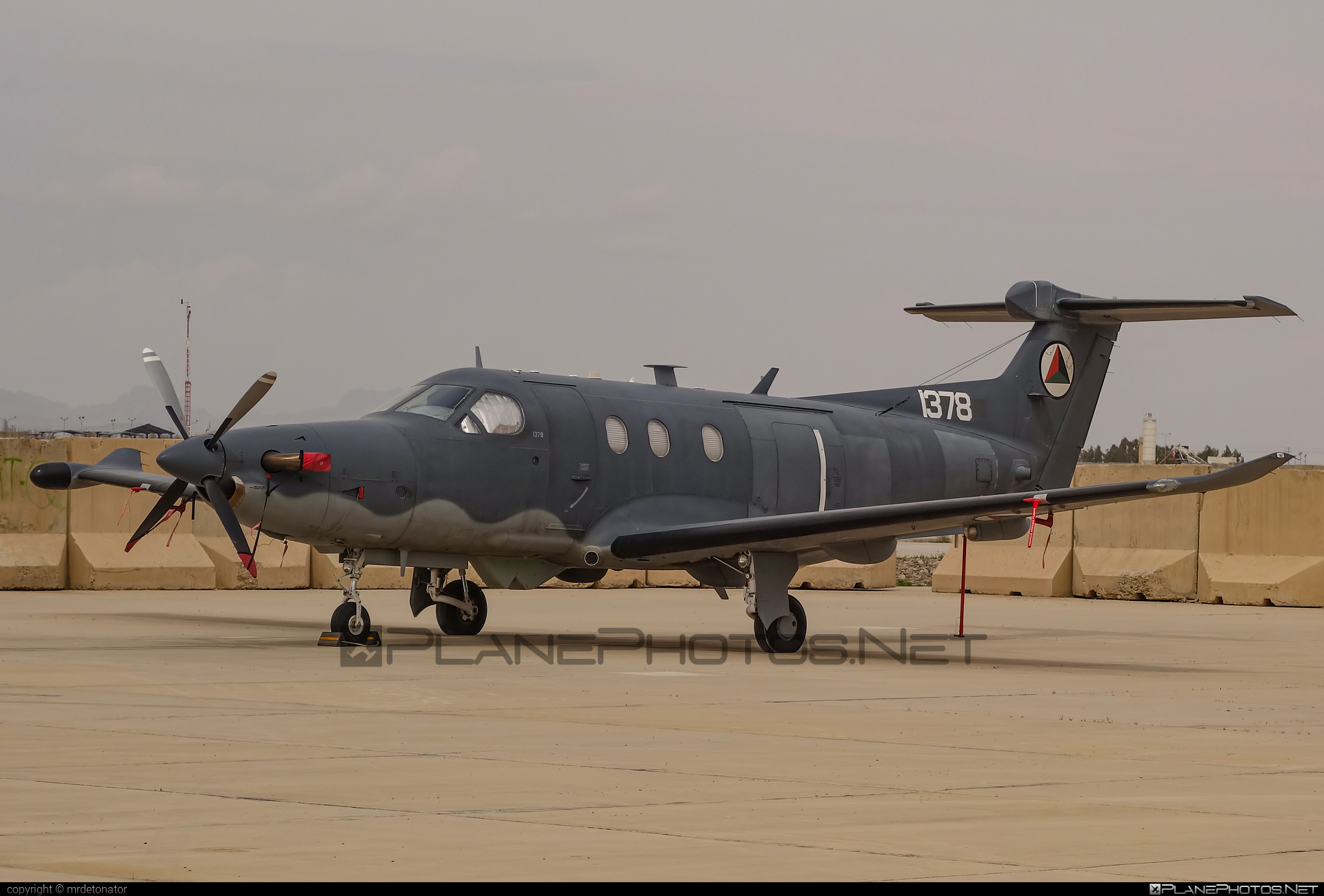Pilatus PC-12 - YA1378ET operated by Afghan Air Force #afghanairforce #pc12 #pilatus #pilatuspc12