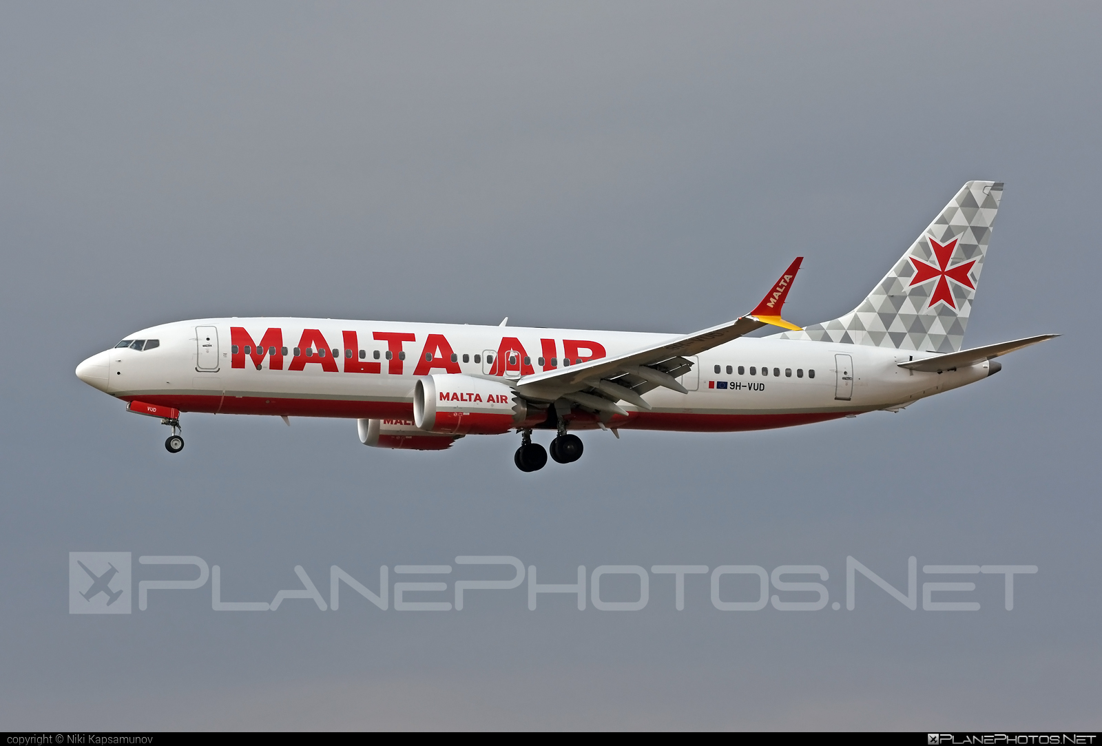 Boeing 737-8 MAX - 9H-VUD operated by Malta Air #b737 #b737max #boeing #boeing737 #maltaair