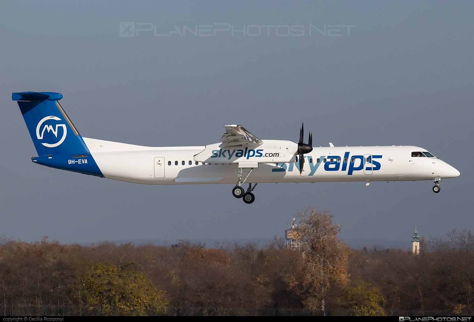 Bombardier DHC-8-Q402 Dash 8 - 9H-EVA operated by SkyAlps #SkyAlps #bombardier #dash8 #dhc8 #dhc8q402