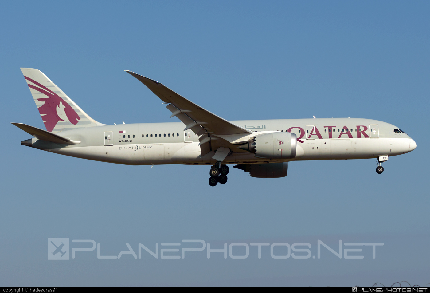Boeing 787-8 Dreamliner - A7-BCB operated by Qatar Airways #b787 #boeing #boeing787 #dreamliner #qatarairways